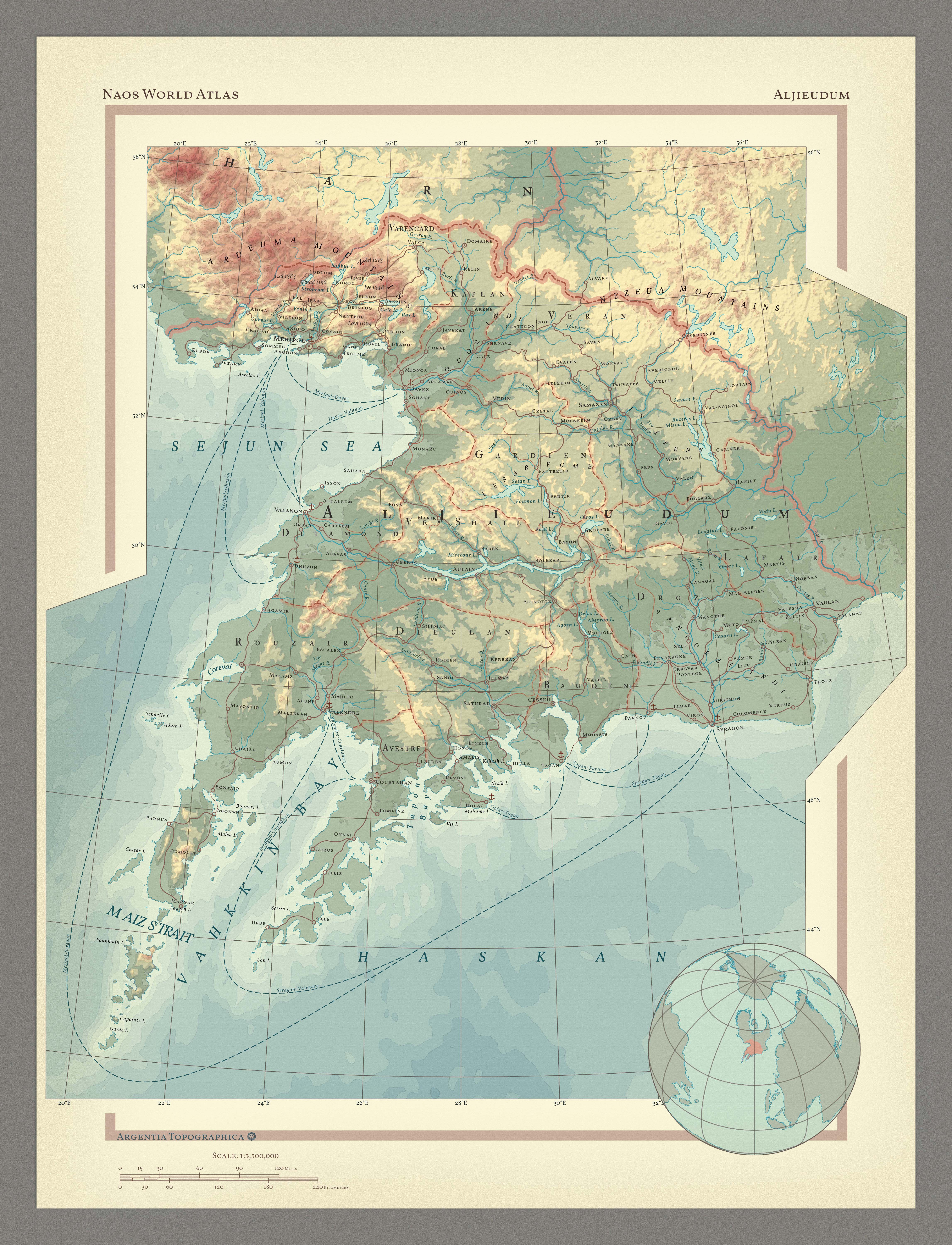 map of aljieudum